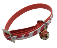 Moo Cat Collar with Safety - Red