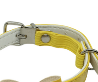 Cat Collar with Bow and Bell with Safety - Yellow