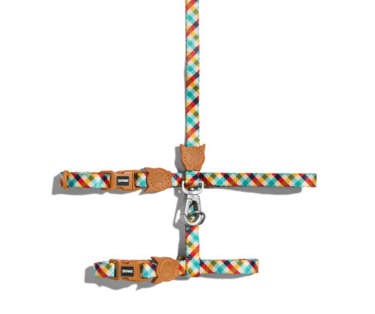 Cat Lead & Harness - Phantom Print