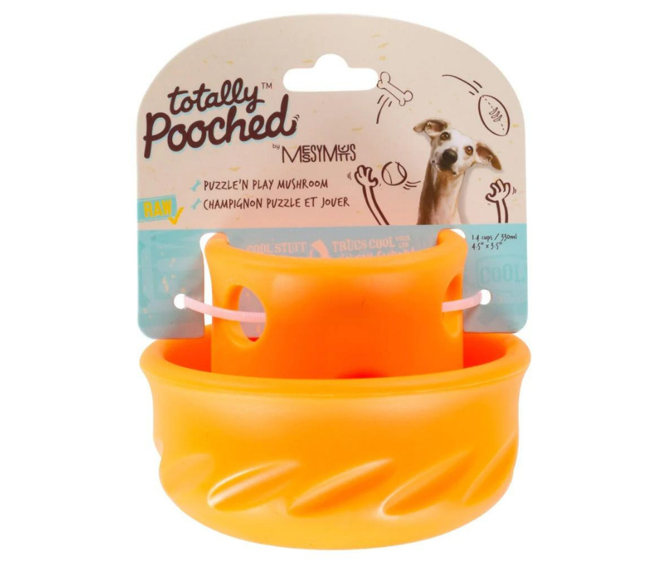 Puzzle 'n Play Mushroom by Messy Mutts - Orange