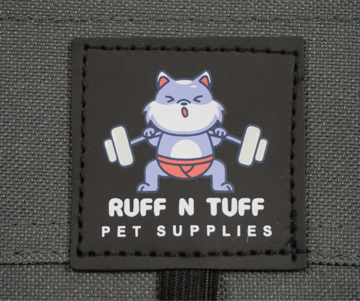 Ruff n Tuff Canvas Pet Crate - Grey