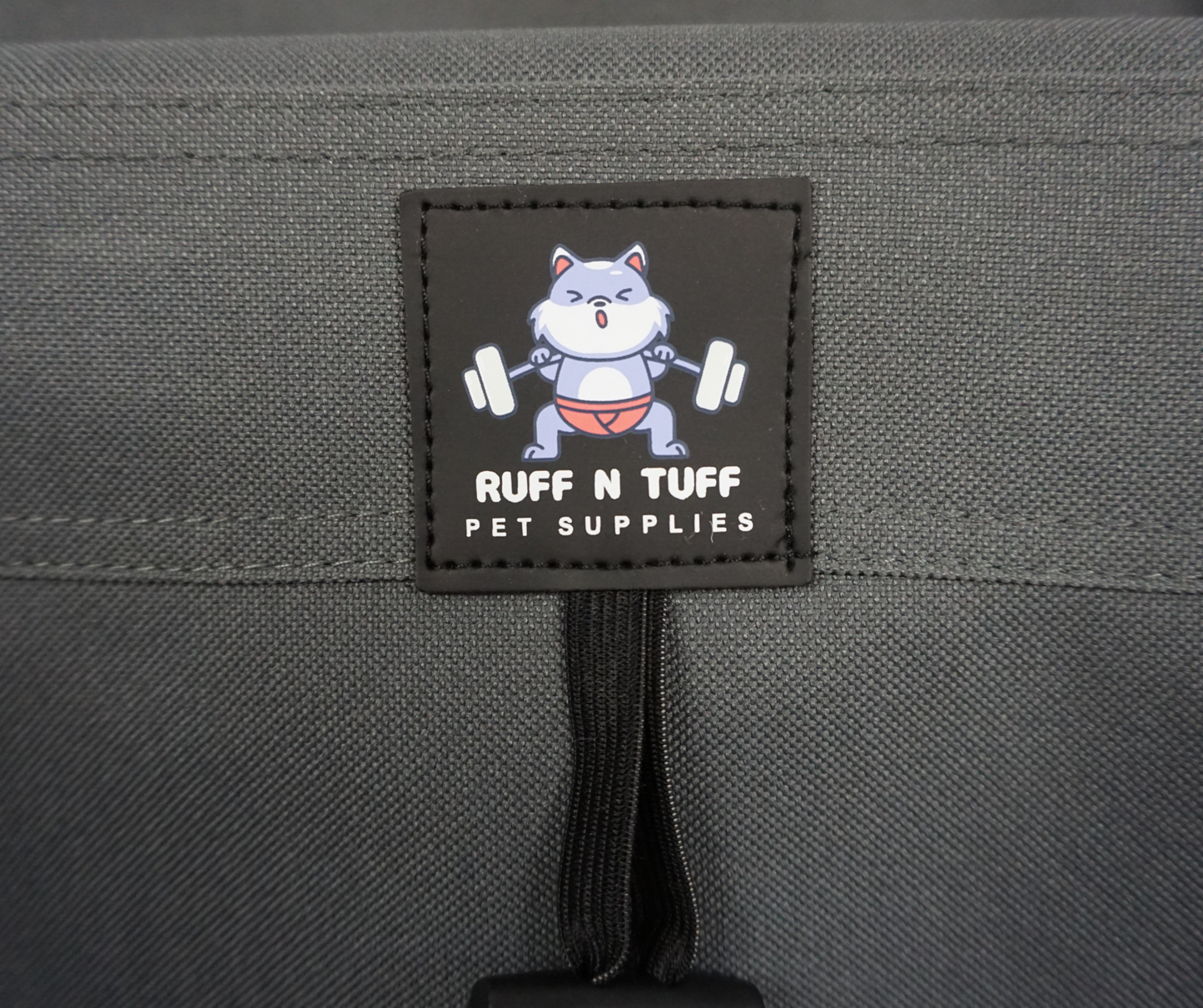 Ruff n Tuff Canvas Pet Crate - Grey