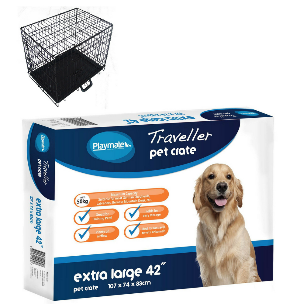 Playmate Traveller Metal Dog Crate X Large