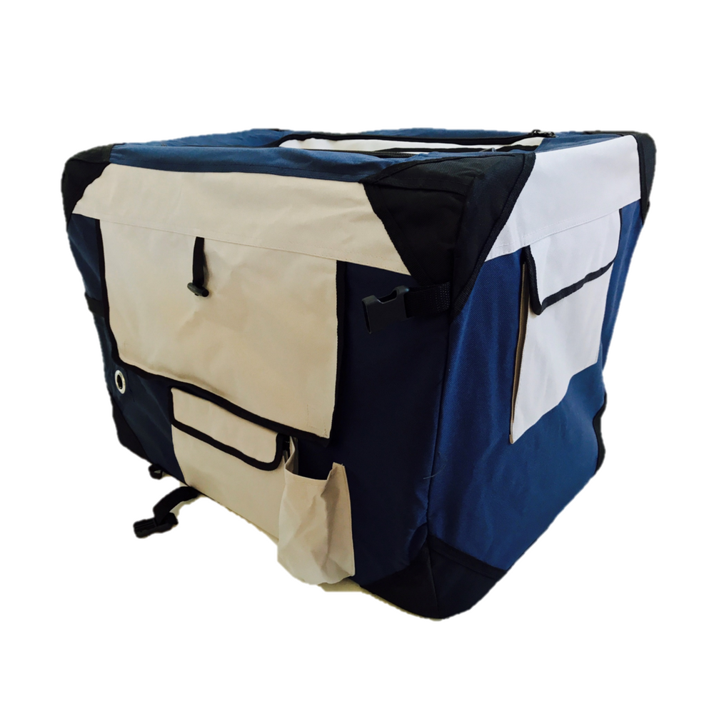 Premium Quality Ruff n Tuff Pet Crate - Dark Blue
