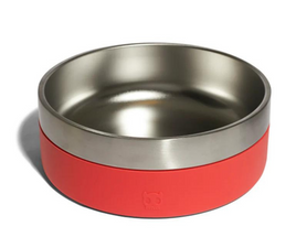 Stainless Steel Bowl - Large - Coral