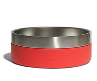 Stainless Steel Bowl - Large - Coral