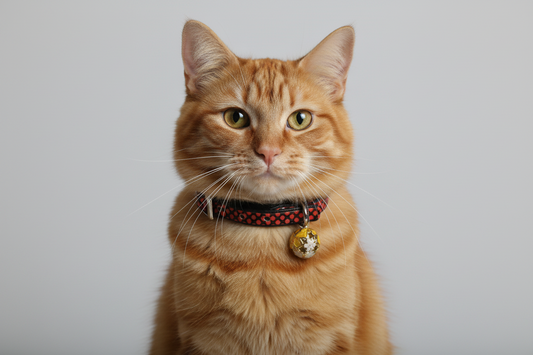 Scaly Cat Collar with Safety - Red