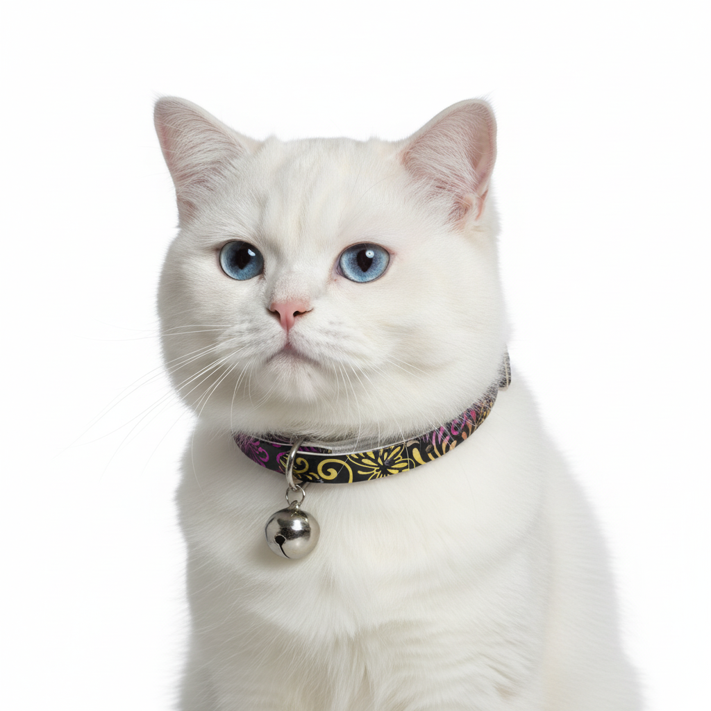 Splash Cat Collar with Safety - Black