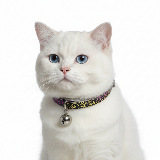 Splash Cat Collar with Safety - Black