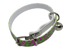 Splash Cat Collar with Safety - Green