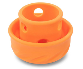 Puzzle 'n Play Mushroom by Messy Mutts - Orange