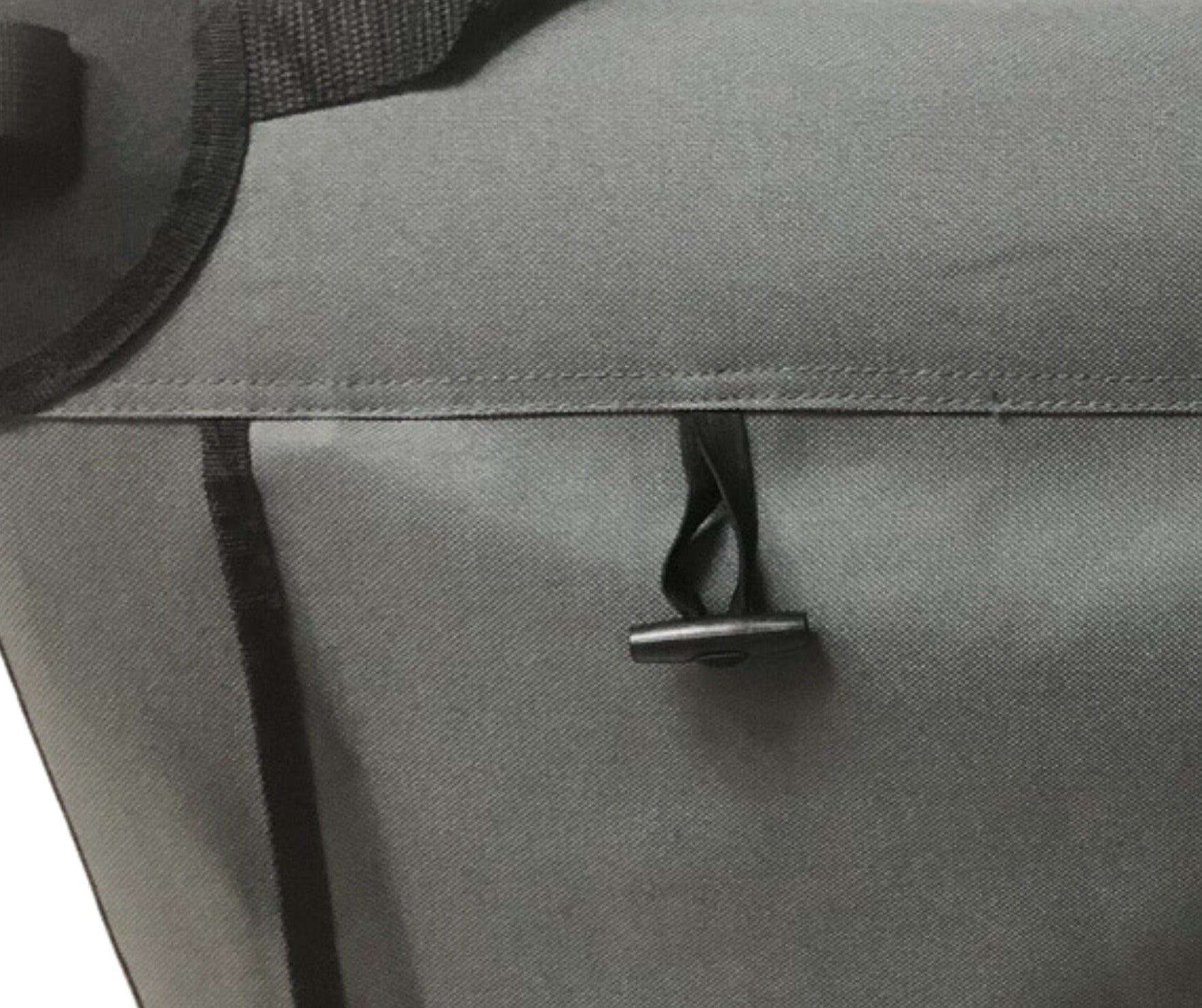 Close-up of the toggle clip fastener on the Ruff N Tuff dog crate frame
