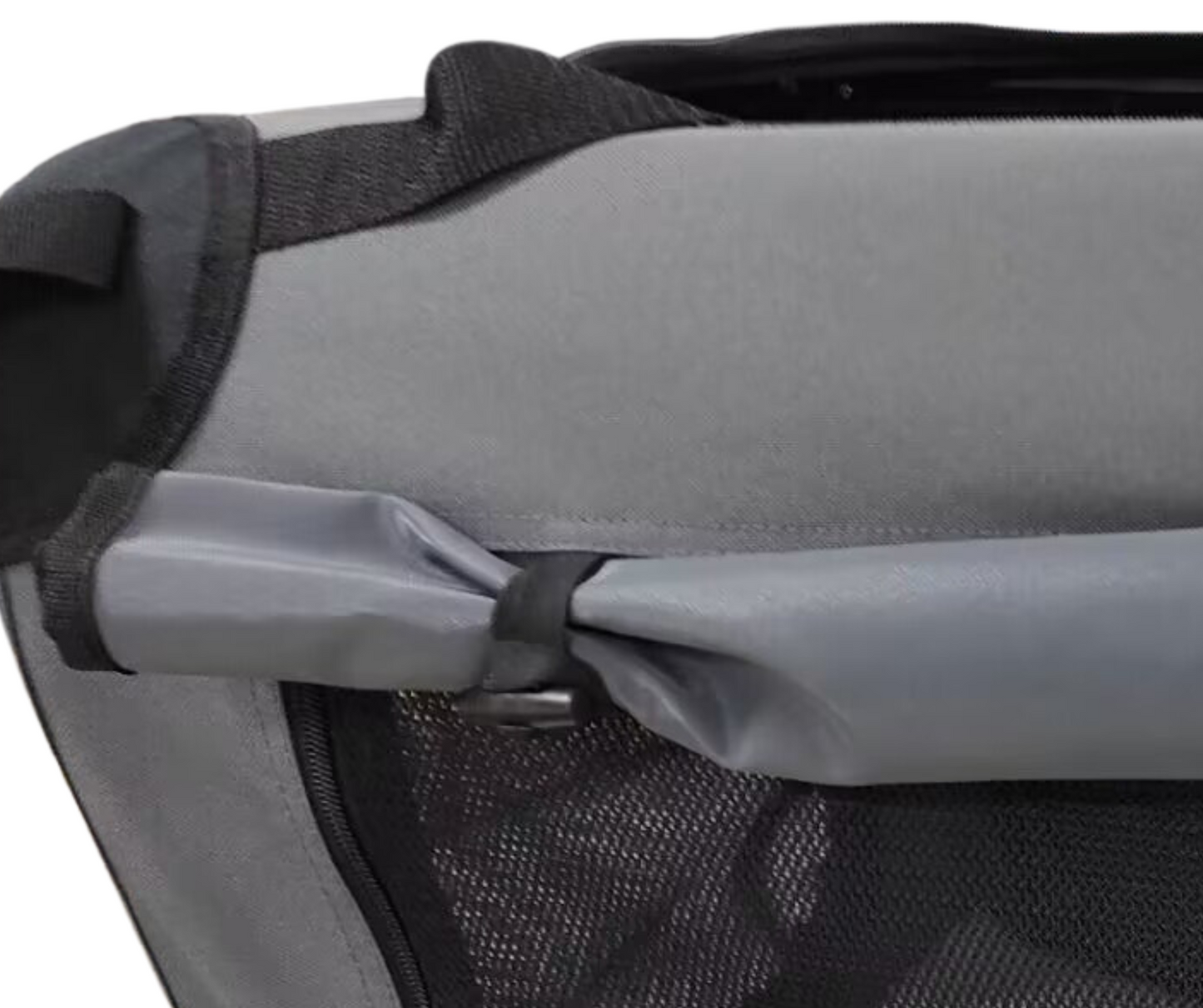 Ruff n Tuff Canvas Pet Crate - Grey