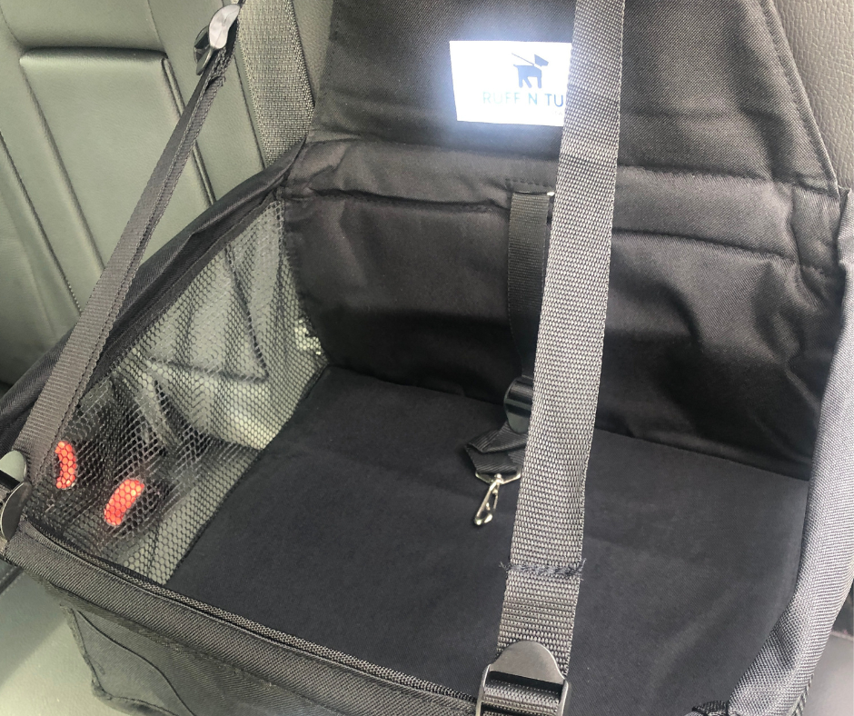 Premium Pet Car Booster Seat by Ruff n Tuff - Black