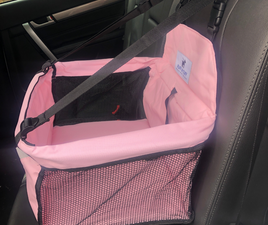 Premium Pet Car Booster Seat by Ruff n Tuff - Pink