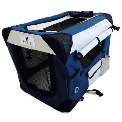Premium Quality Ruff n Tuff Pet Crate - Dark Blue