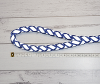 Premium Quality Braided Reflective Dog Lead - Large