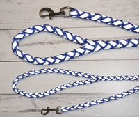 Premium Quality Braided Reflective Dog Lead - Large