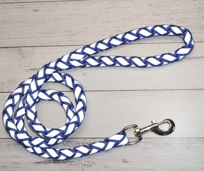 Premium Quality Braided Reflective Dog Lead - Large