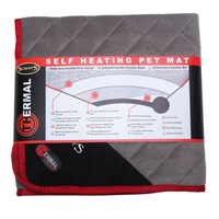 Scruffs Thermal Mat 120 x 75cm Black